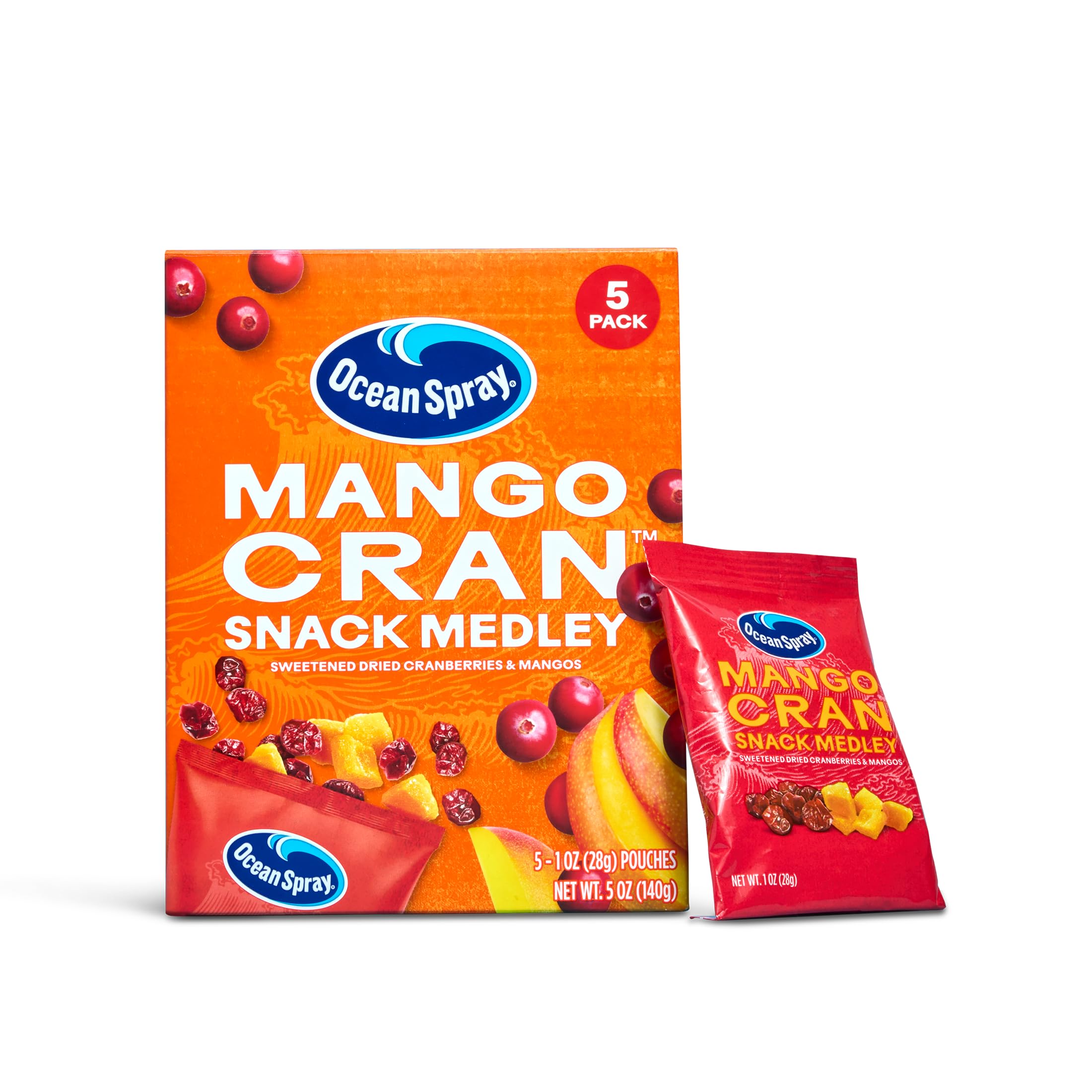 Amazon.com: Ocean Spray® Mango Cran™ Snack Medley, Cranberry and